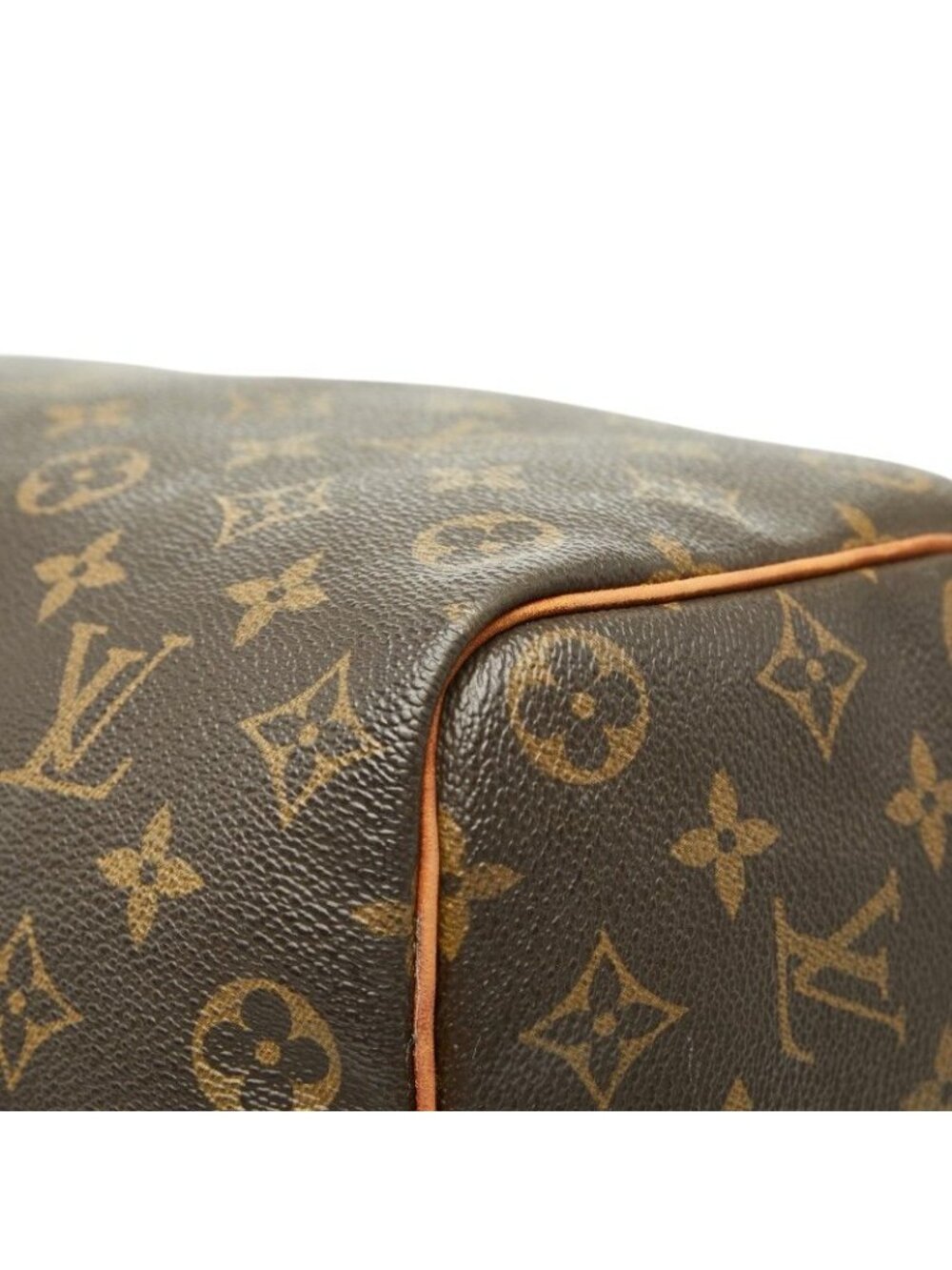 Louis Vuitton Monogram Speedy 35 Mini Boston Bag Brown Leather - Picture 4 of 10